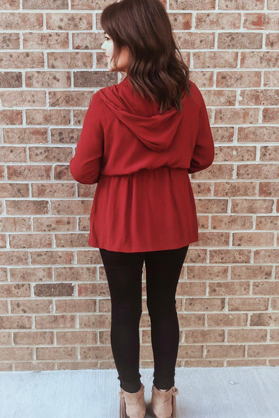 Burgundy Light Weight Jacket