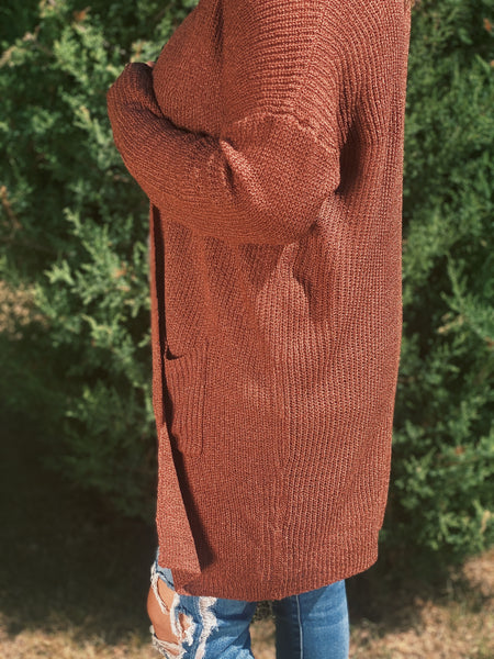 Fall Brick Cardigan