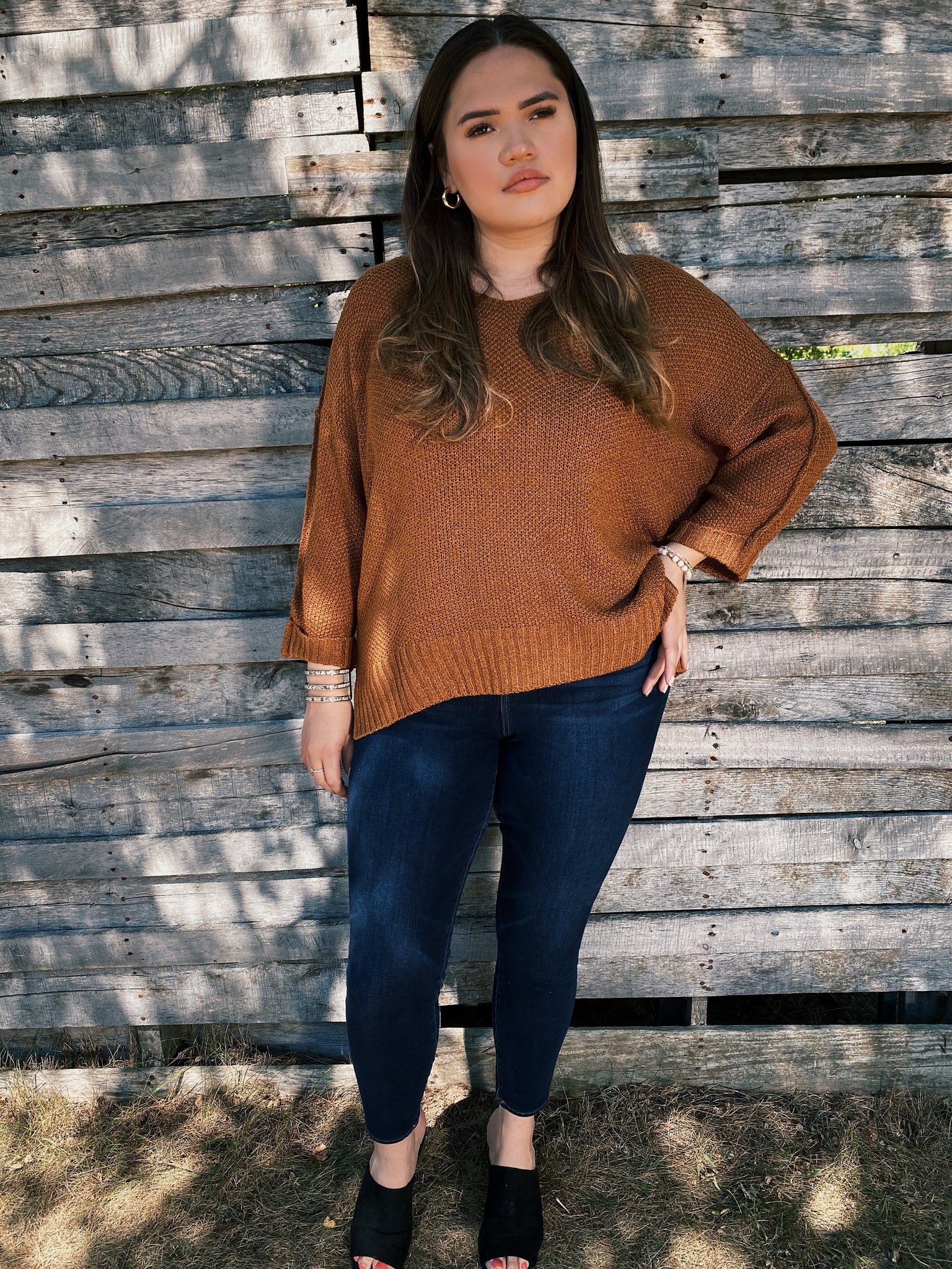 Butterscotch Fall Sweater