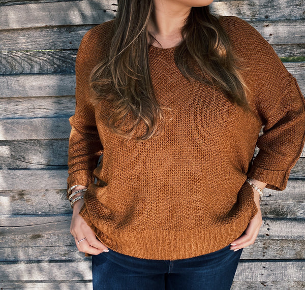 Butterscotch Fall Sweater