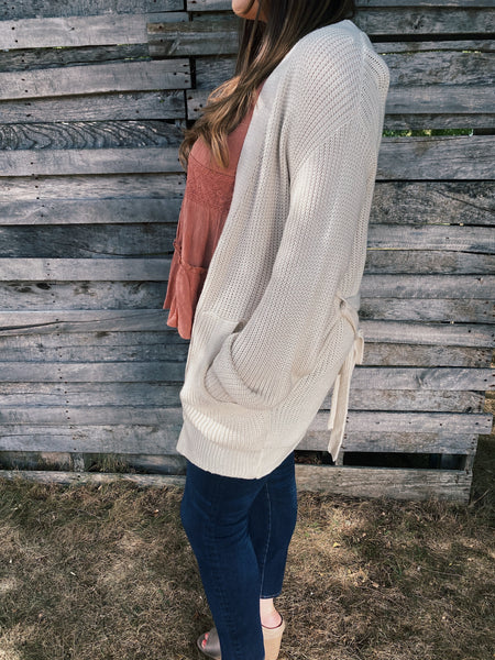 Cream Knit Cardigan