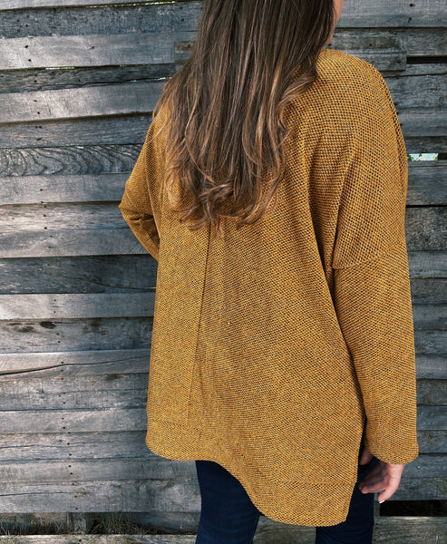 Mustard Vented Top