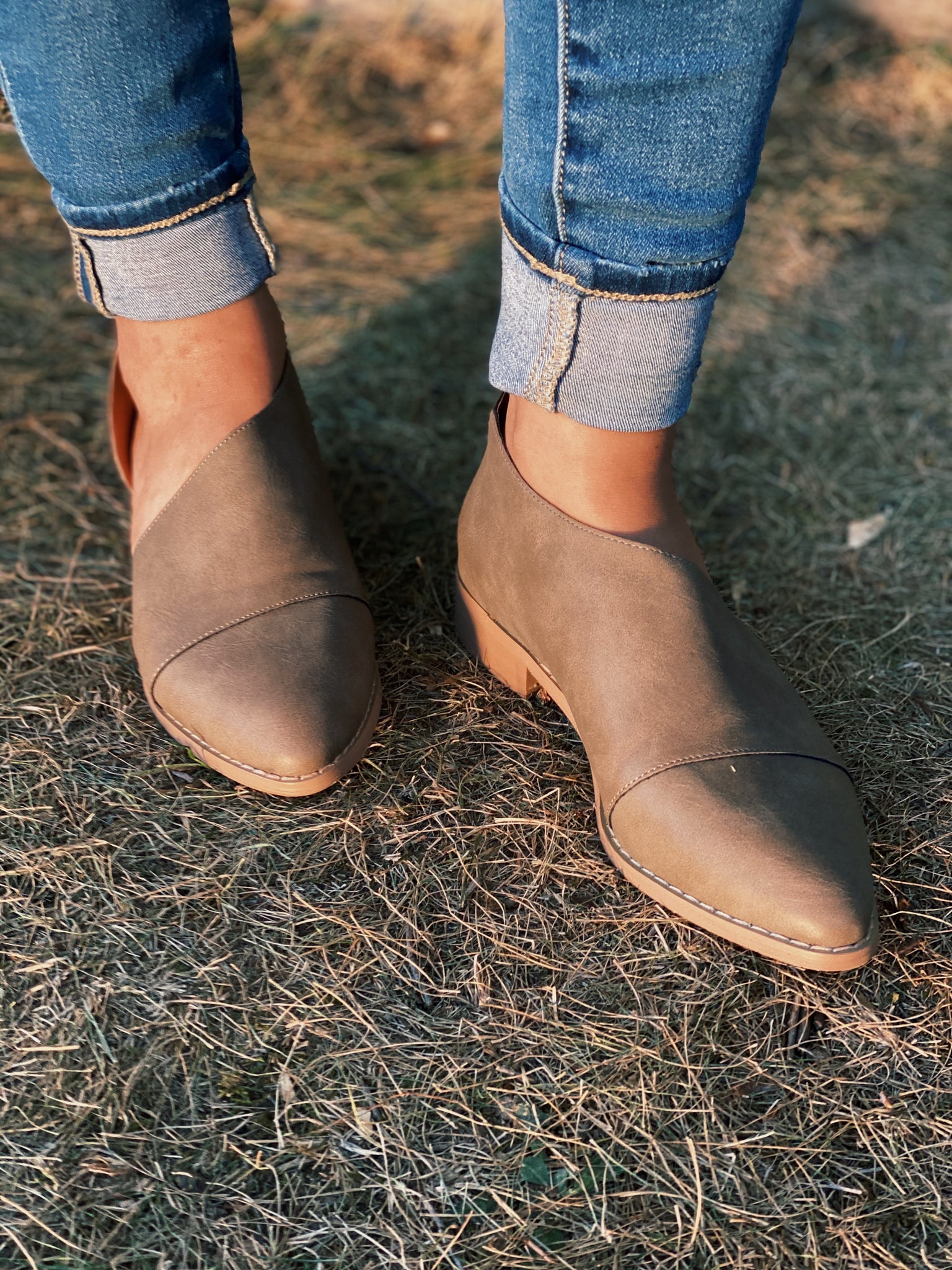 Khaki Fall Flats